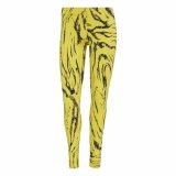 Sport leggins til kvinder Adidas Future Icons Animal-Print Gul #1