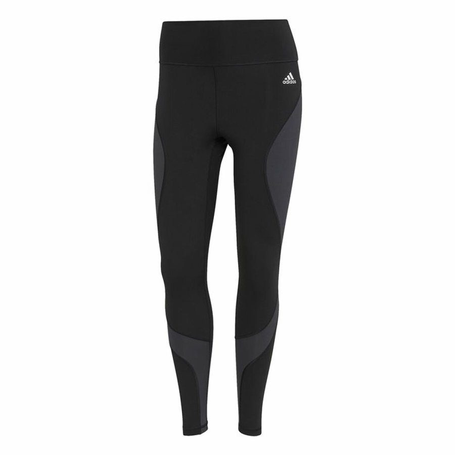 Sport leggins til kvinder Adidas 7/8 Essentials Hiit Colorblock Sort #1