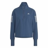 Kvinde Langrmet T-Shirt Adidas Own the Run 1/2 Zip Indigo #4