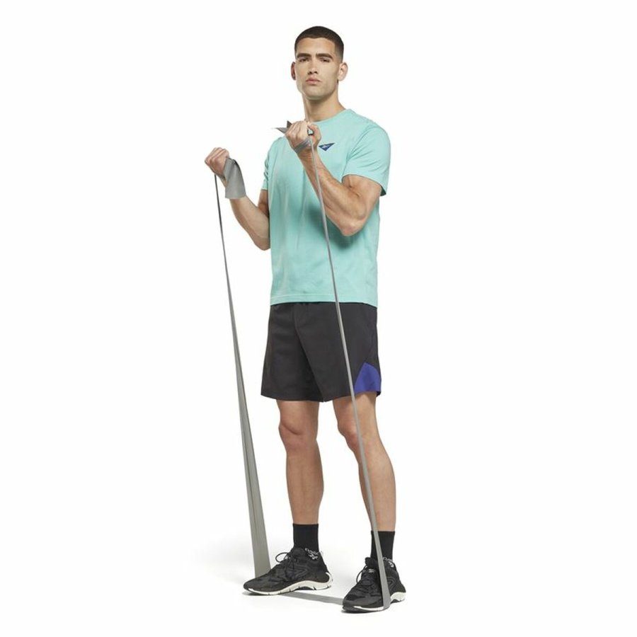 Kort�rmet T-shirt til M�nd Reebok Graphic Les Mills� Akvamarin #4