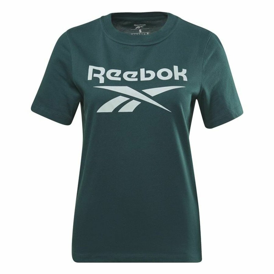 Kort�rmet T-shirt til Kvinder Reebok  Identity Cyan #1