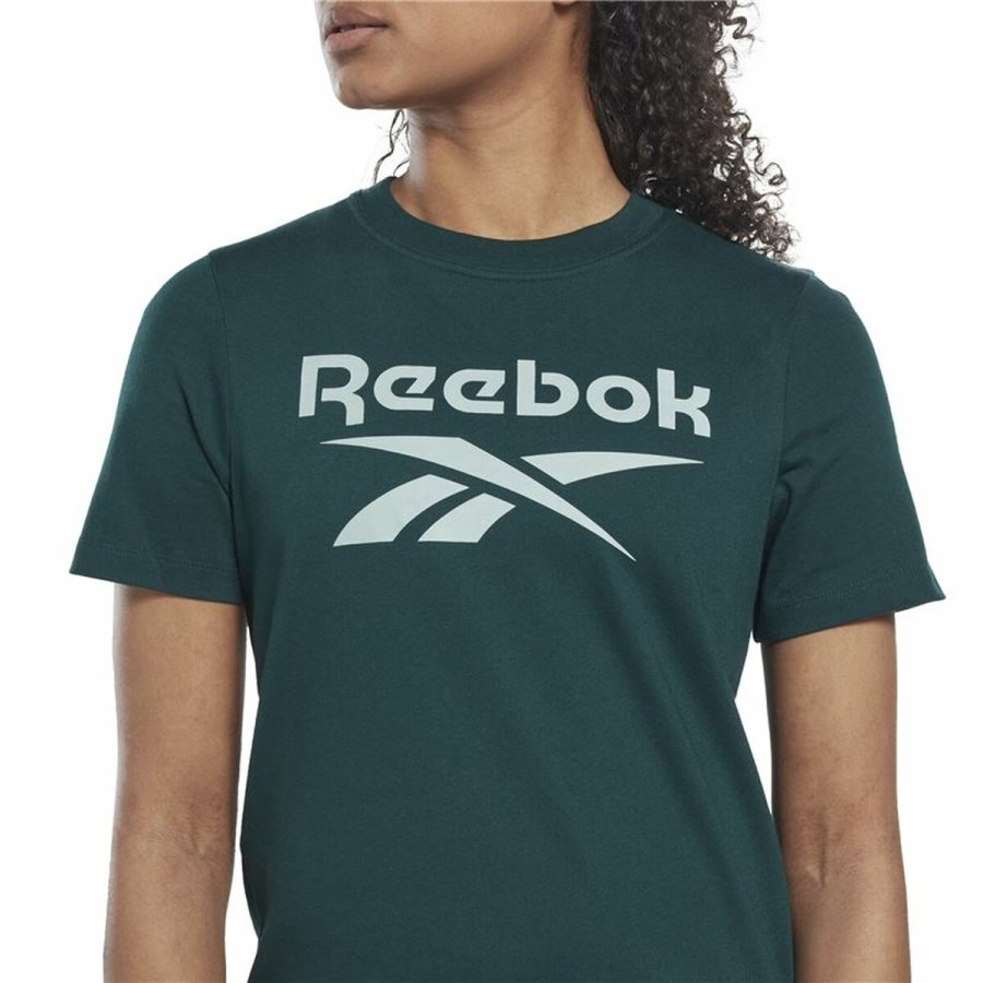 Kort�rmet T-shirt til Kvinder Reebok  Identity Cyan #4
