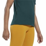 Kort�rmet T-shirt til Kvinder Reebok  Identity Cyan #3