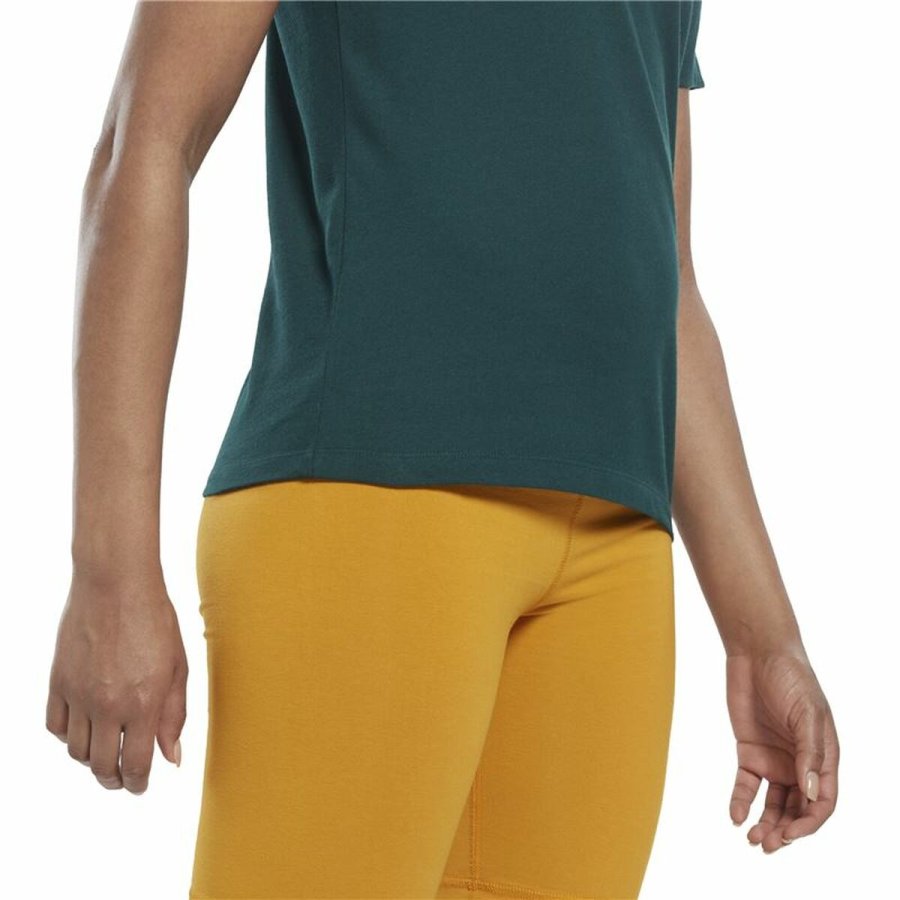 Kort�rmet T-shirt til Kvinder Reebok  Identity Cyan #3