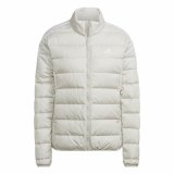 Sportsjakke til damer Adidas Essentials Hvid #1
