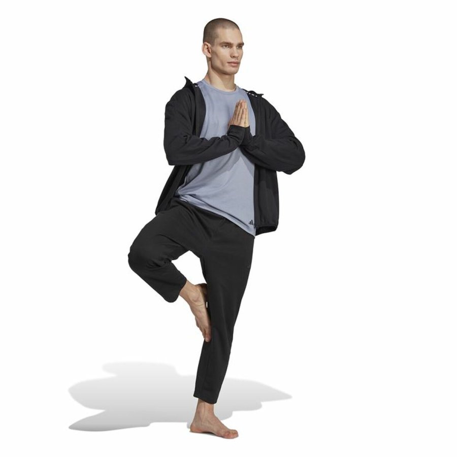 Sport Jakke til M�nd Adidas Base Sort Hvid #5