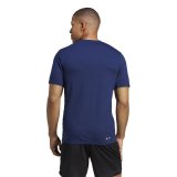 Kort�rmet T-shirt til M�nd Adidas Training Essentials Feel Ready M�rkebl� #4