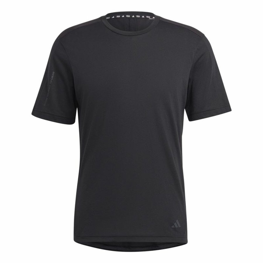 Kortrmet T-shirt til Mnd Adidas Base Sort #1