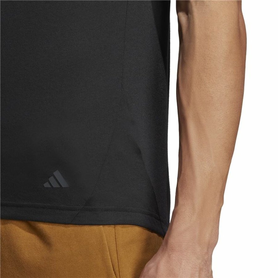 Kortrmet T-shirt til Mnd Adidas Base Sort #6