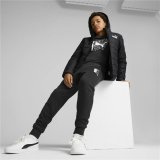Sportsjakke til brn Puma Essodeddded Sort #4