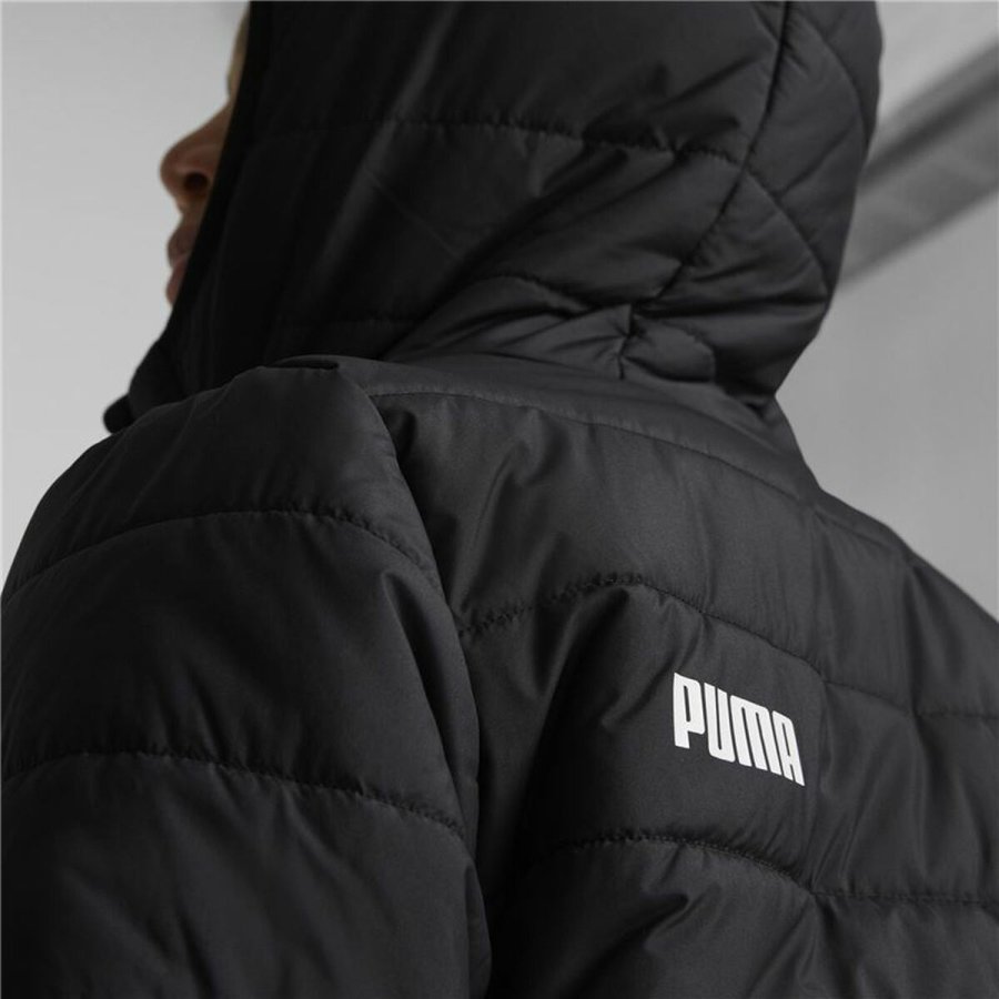 Sportsjakke til brn Puma Essodeddded Sort #7
