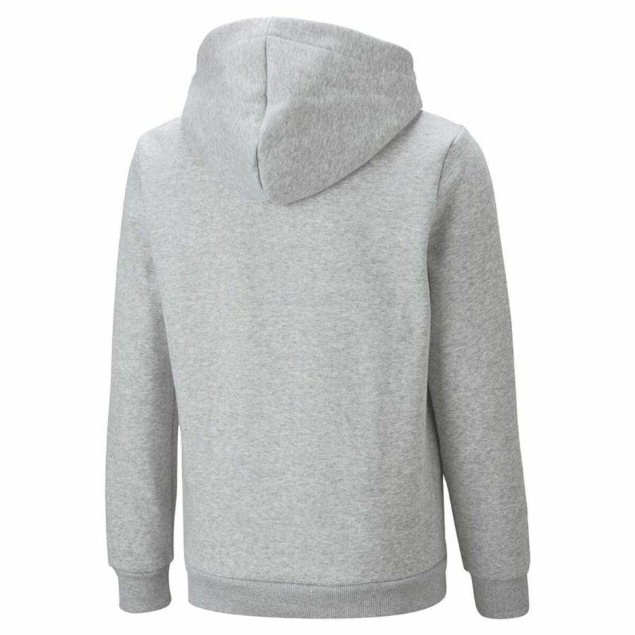 Sweatshirt til Brn Puma Ess+ 2 Col Big Logo Lysegr #2