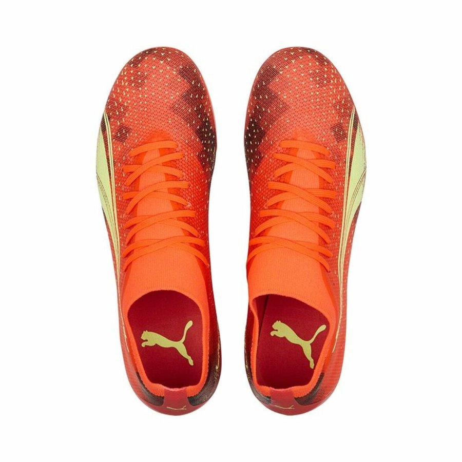 Voksen fodboldst�vler Puma Ultra Match MG Orange #4