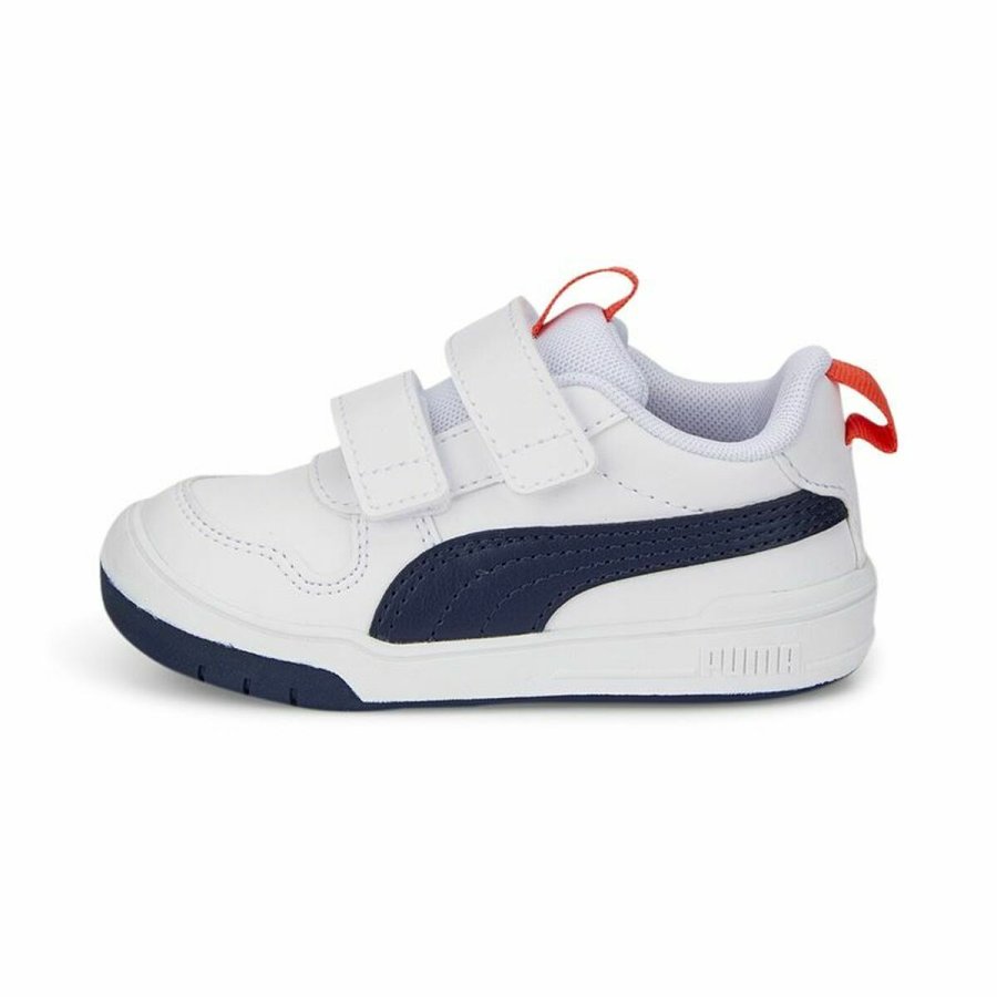 Kondisko til B�rn Puma Multiflex SL V Bl� Hvid #3