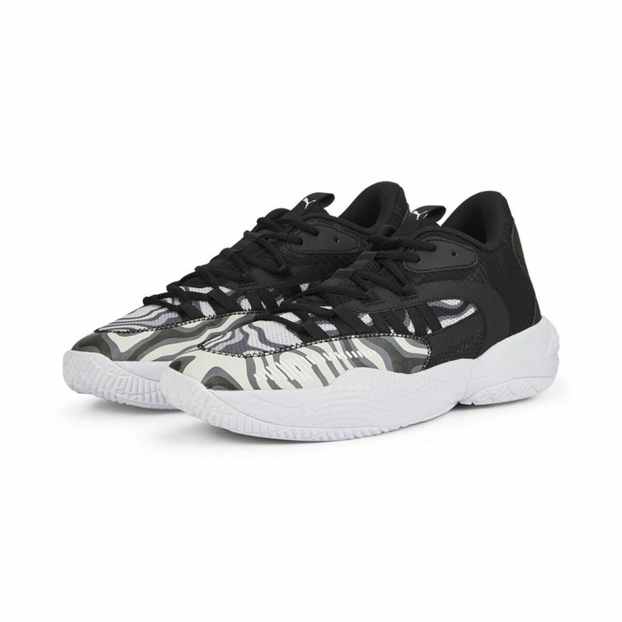 Basketballsko til voksne Puma Court Rider 2.0 Sort Mnd #5