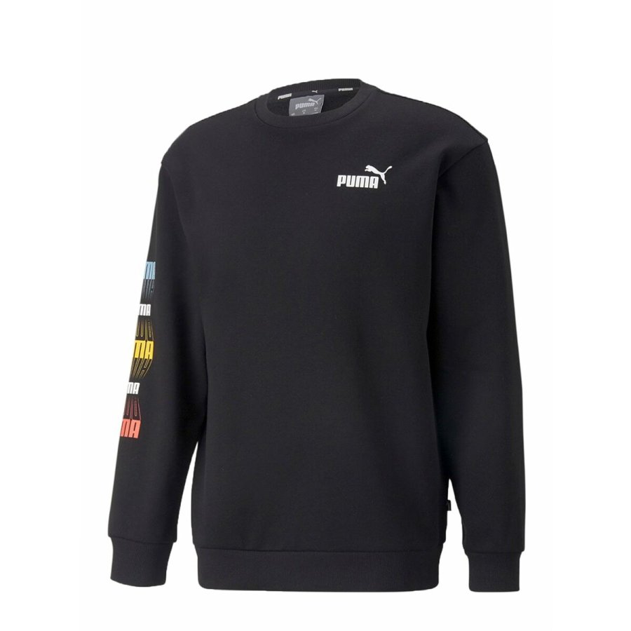 Sweaters uden Htte til Mnd Puma Repeat Graphic  Sort #2