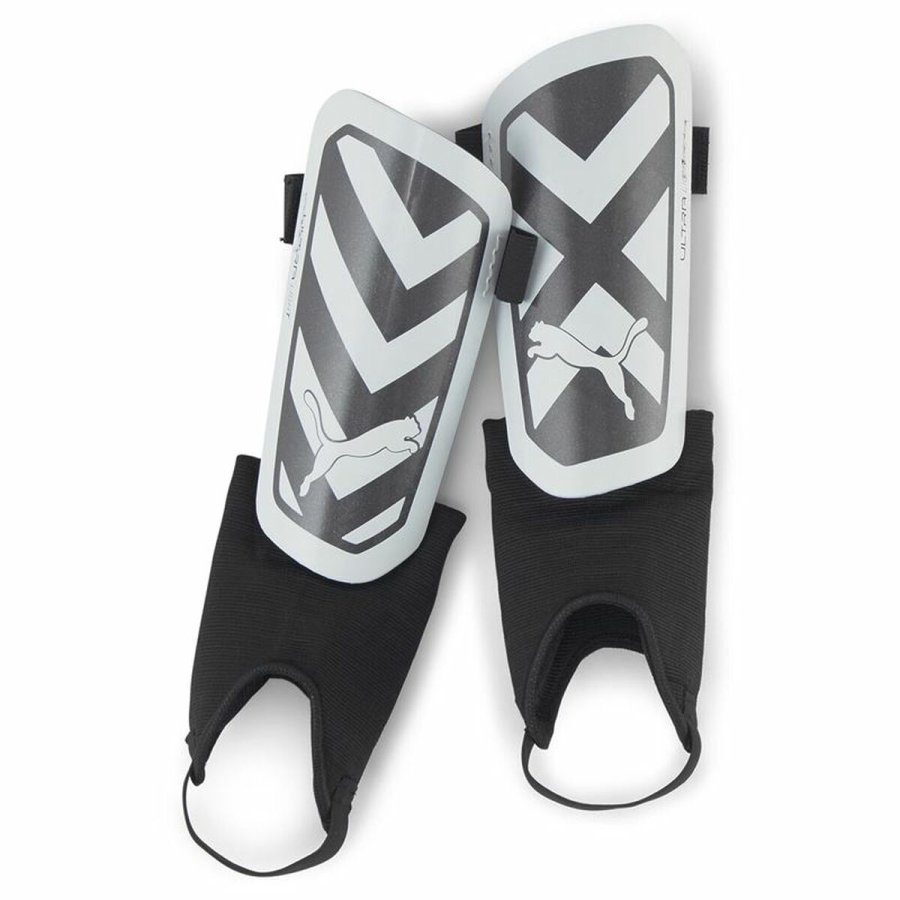 Benskinner til Fodbold Puma Ultra Light Ankle Hvid Sort #1