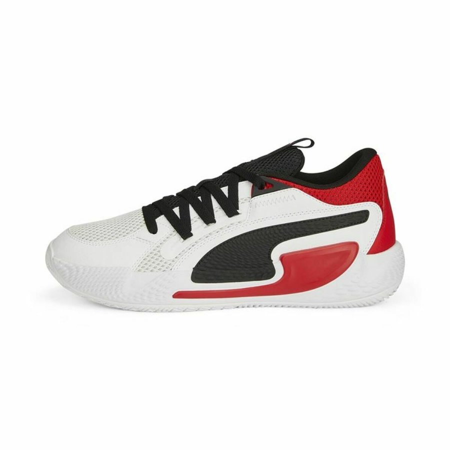 Basketballsko til voksne Puma Court Rider Chaos Hvid #1