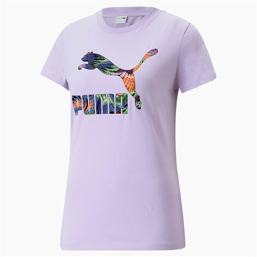 Kortrmet T-shirt til Kvinder Puma  Classics #1