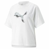 Kortrmet T-shirt til Kvinder Puma Modernoversi Hvid #4