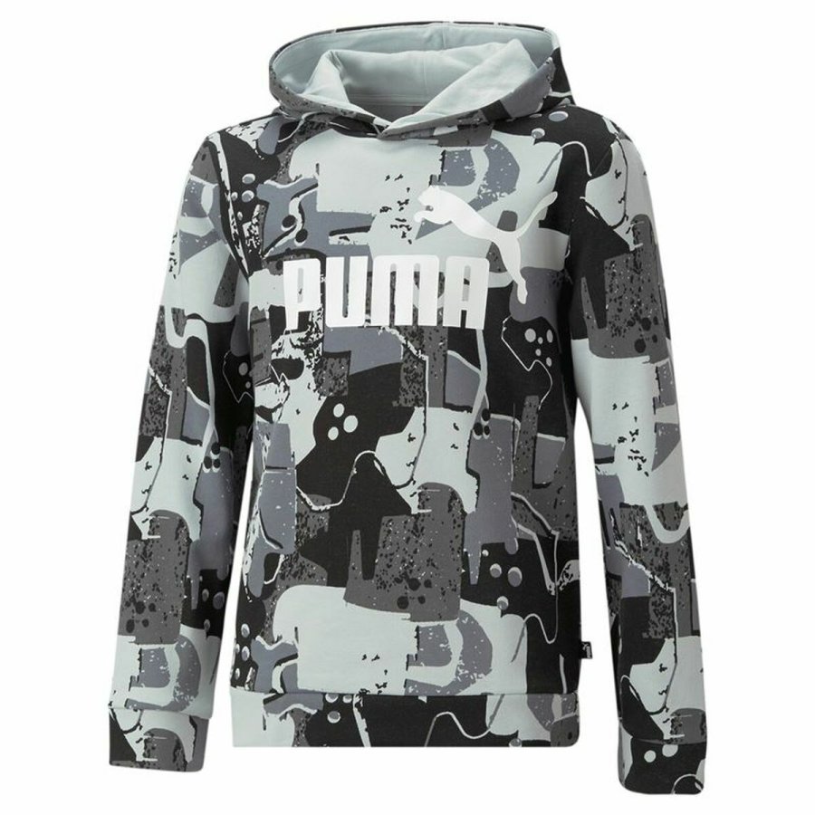 H�ttetr�je til B�rn Puma Essentials+ Street Art Sort Gr� #2