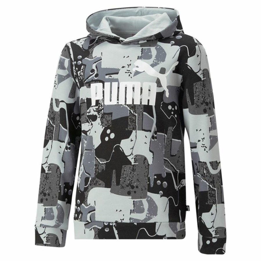 H�ttetr�je til B�rn Puma Essentials+ Street Art Sort Gr� #1