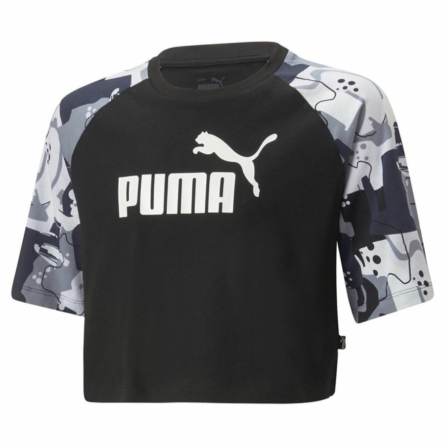 Brne Kortrmet T-shirt Puma Ess+ Street Art Sort #1