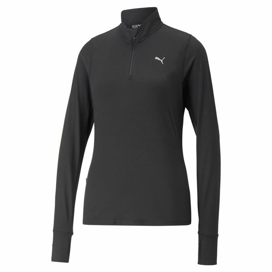 Langrmet Trje til Kvinder Puma Run Favorite 1/4 Zip Mujer #1