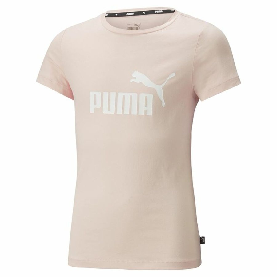 B�rne Kort�rmet T-shirt Puma Ess Logo #1