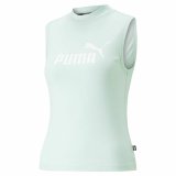 T-shirt til Damer uden rmer Puma Slim Logo Tank Akvamarin #4