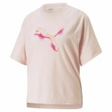 Kort�rmet T-shirt til Kvinder Puma Modernoversi Pink #1