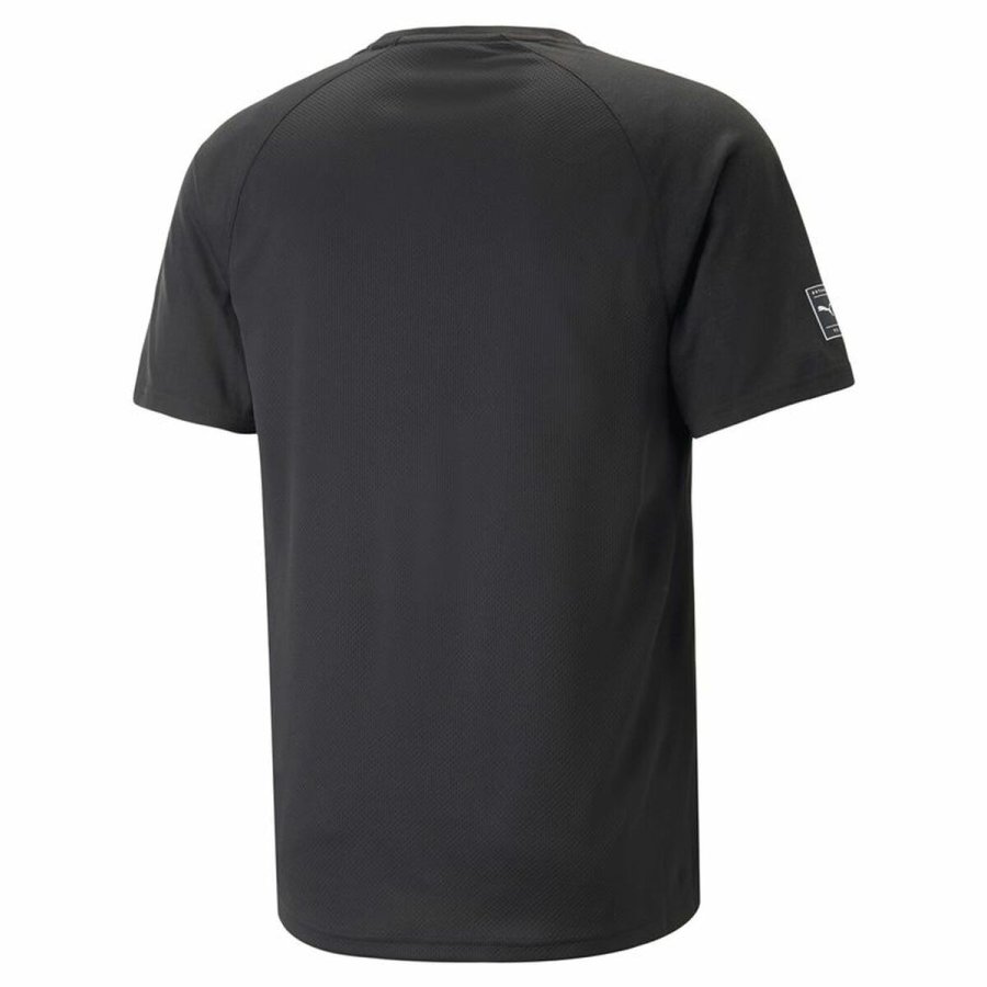 Kortrmet T-shirt til Mnd Puma Ultrabreathe Triblend Sort #7