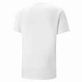 Kort�rmet T-shirt til M�nd Puma Graphic Tr Hvid #6