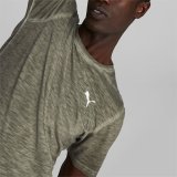 Kortrmet T-shirt til Mnd Puma Studio Foundation Grn Oliven #5