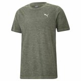 Kortrmet T-shirt til Mnd Puma Studio Foundation Grn Oliven #1