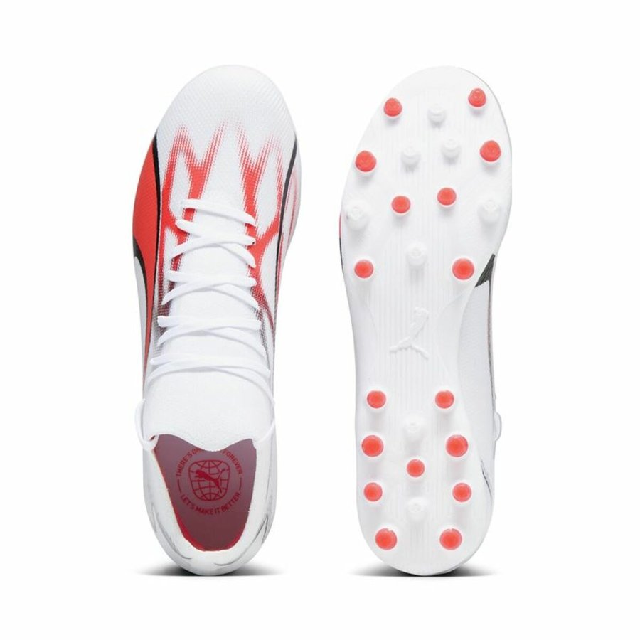 Voksen fodboldst�vler Puma Ultra Match MG Hvid #4