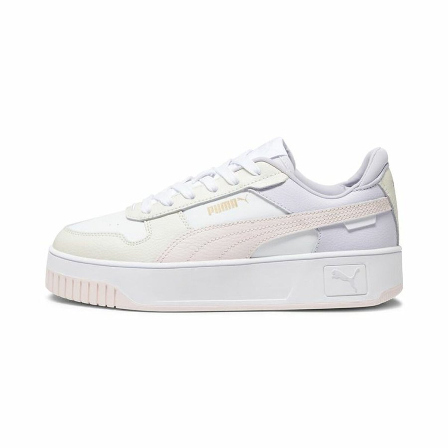 Kvinde Casual Sneakers Puma Carina Street Hvid #1