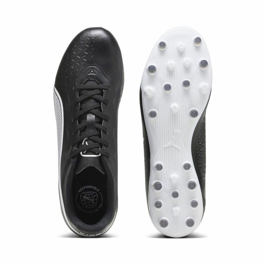 Multi-pigge fodboldstvler til voksne Puma King Match MG Sort #3