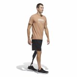 Kortrmet T-shirt til Mnd Adidas Lounge Brun #5