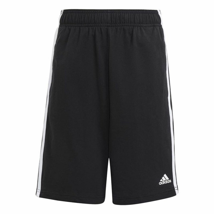 Shorts Adidas Essentials Knit 3 bandas Brns Unisex 11-12 r #1