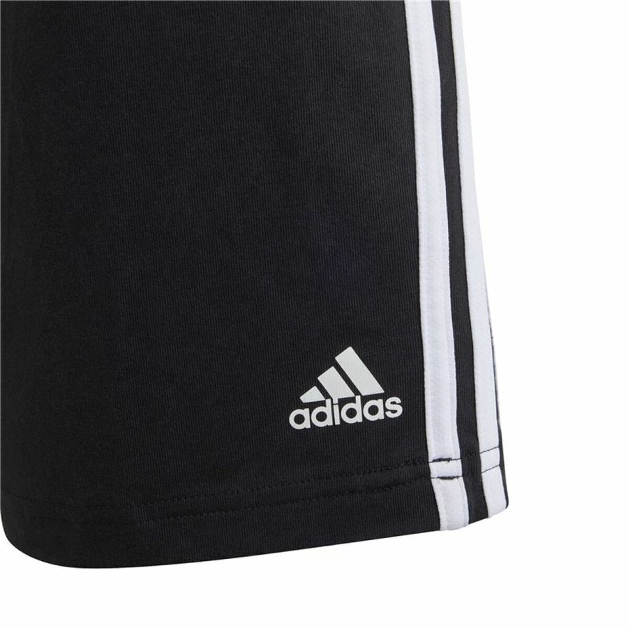 Shorts Adidas Essentials Knit 3 bandas Brns Unisex 11-12 r #4