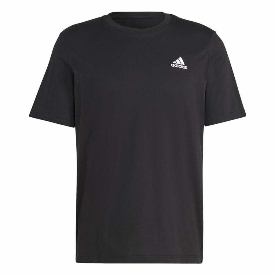 Kortrmet T-shirt til Mnd Adidas Training Sort #1
