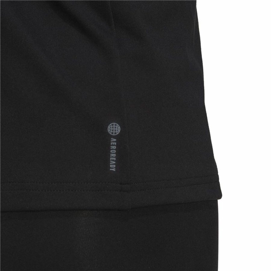 Kortrmet T-shirt til Kvinder Adidas Studio Sort #6