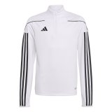 Lang�rmet T-shirt til B�rn Adidas Tiro 23 Hvid #1