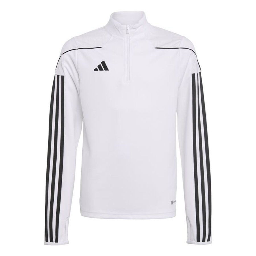 Lang�rmet T-shirt til B�rn Adidas Tiro 23 Hvid #1