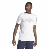 Kortrmet T-shirt til Mnd Reebok Graphic Series Hvid #2