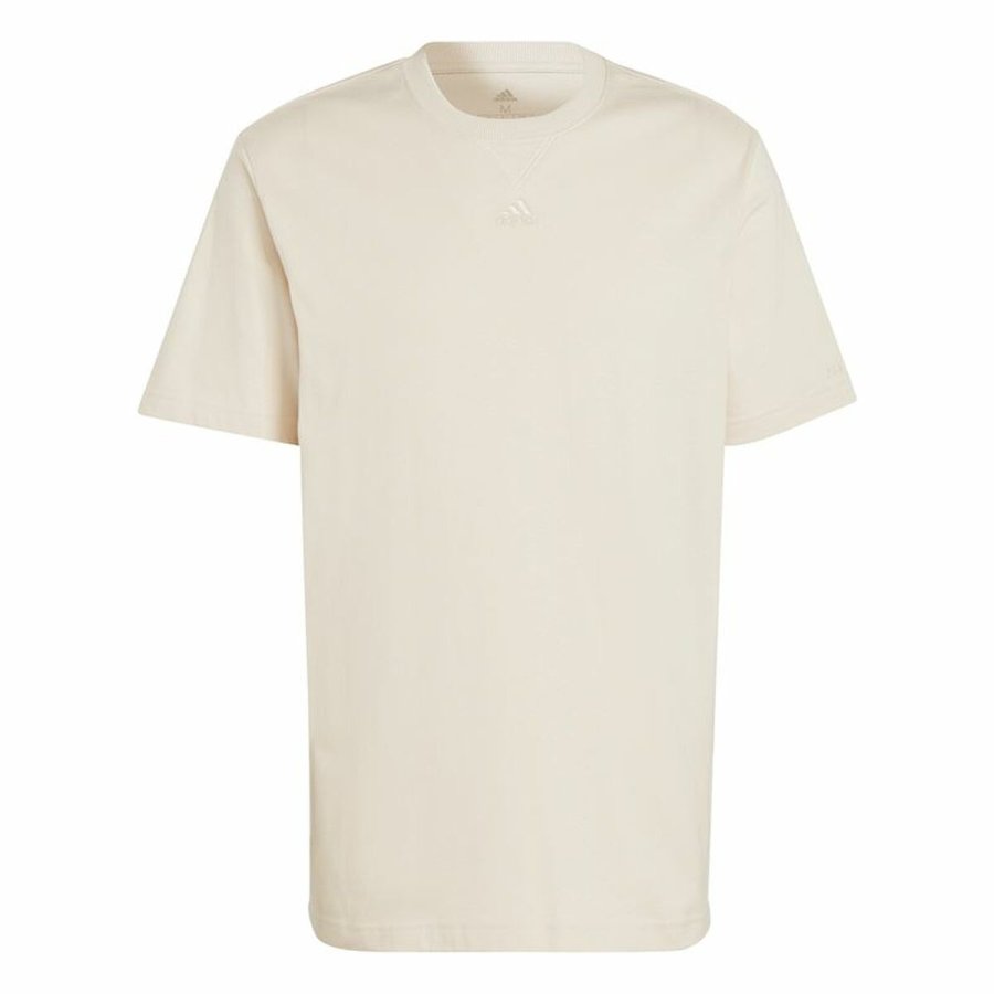Kort�rmet T-shirt til M�nd Adidas All Szn Beige #1