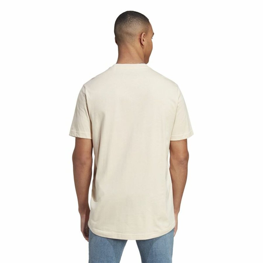 Kort�rmet T-shirt til M�nd Adidas All Szn Beige #3
