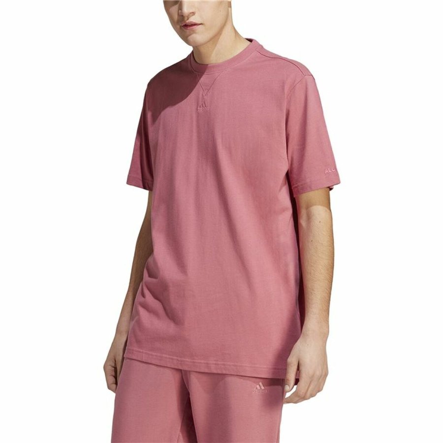 Kort�rmet T-shirt til M�nd Adidas All Szn Pink #2