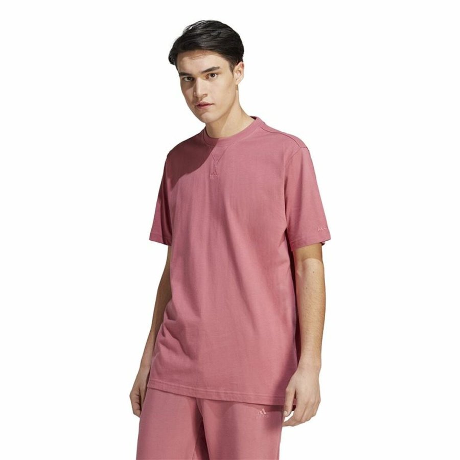 Kort�rmet T-shirt til M�nd Adidas All Szn Pink #4